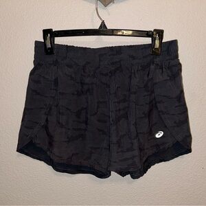 Asics Women's Dark Camo Athletic Shorts